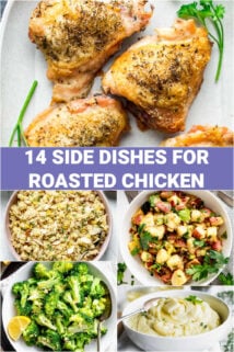 collage of side dishes with text overlay