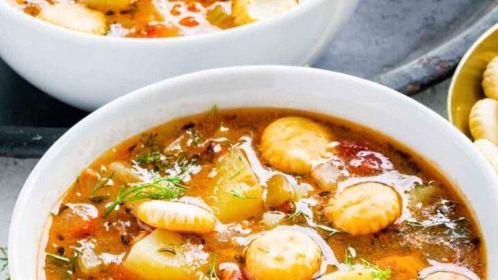 two bowls of chowder