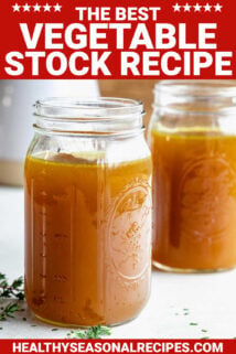 the best vegetable stock recipe