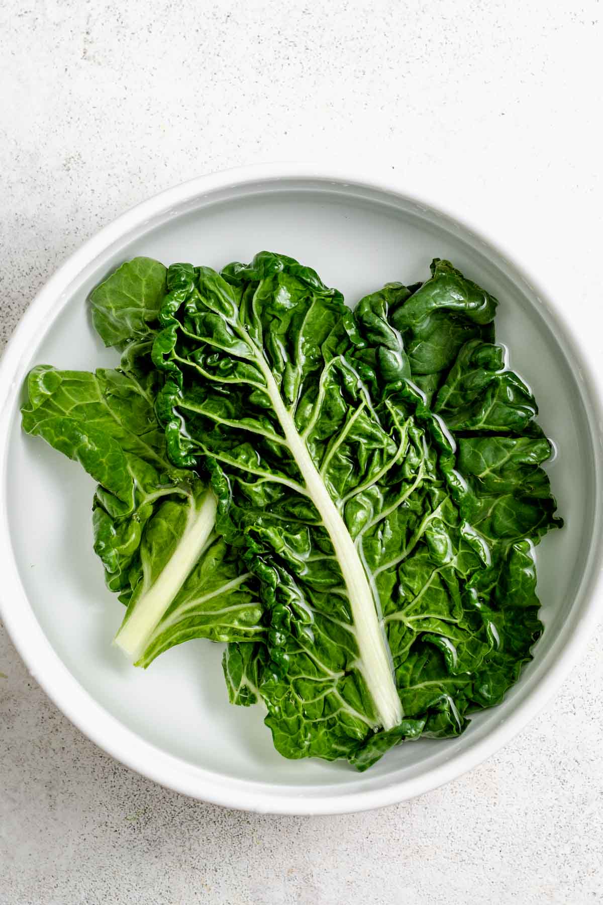 refreshing chard in water