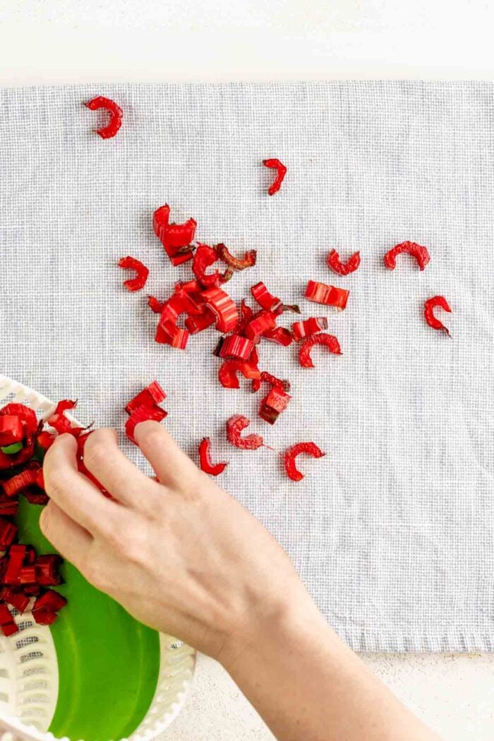 drying the stems