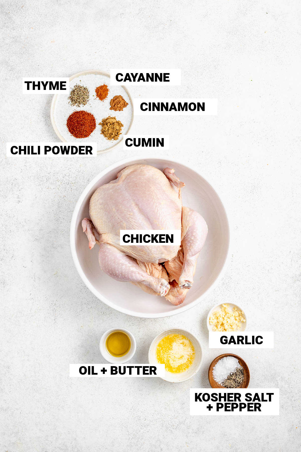the ingredients for this recipe with text overlay