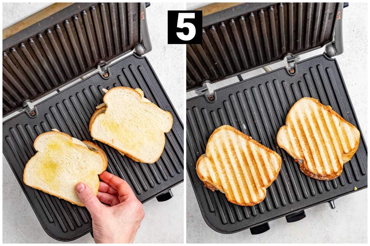 panini in a press