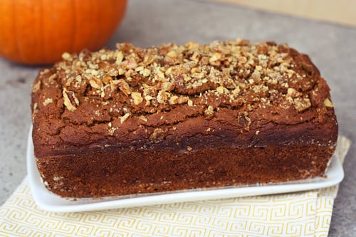 Image for Gluten-Free Pumpkin Spice Bread with Crystallized Ginger and Walnuts