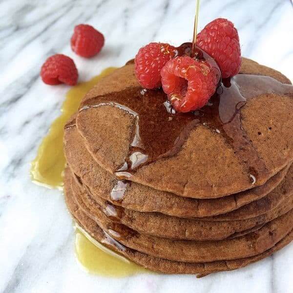 Image for Chocolate Peanut Butter Protein Pancakes