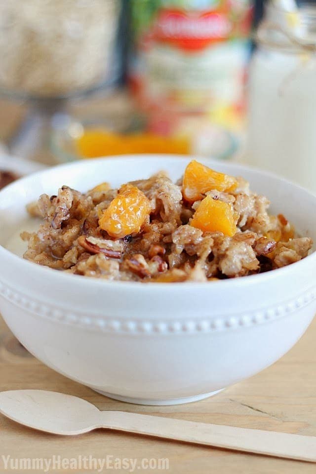 Image for Slow Cooker Peach Oatmeal