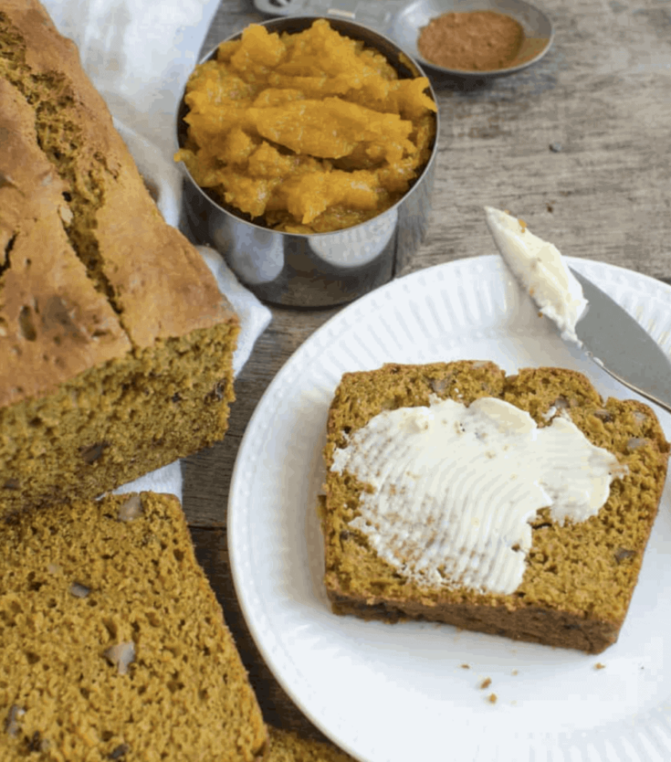 Image for Healthy Pumpkin Bread Recipe 