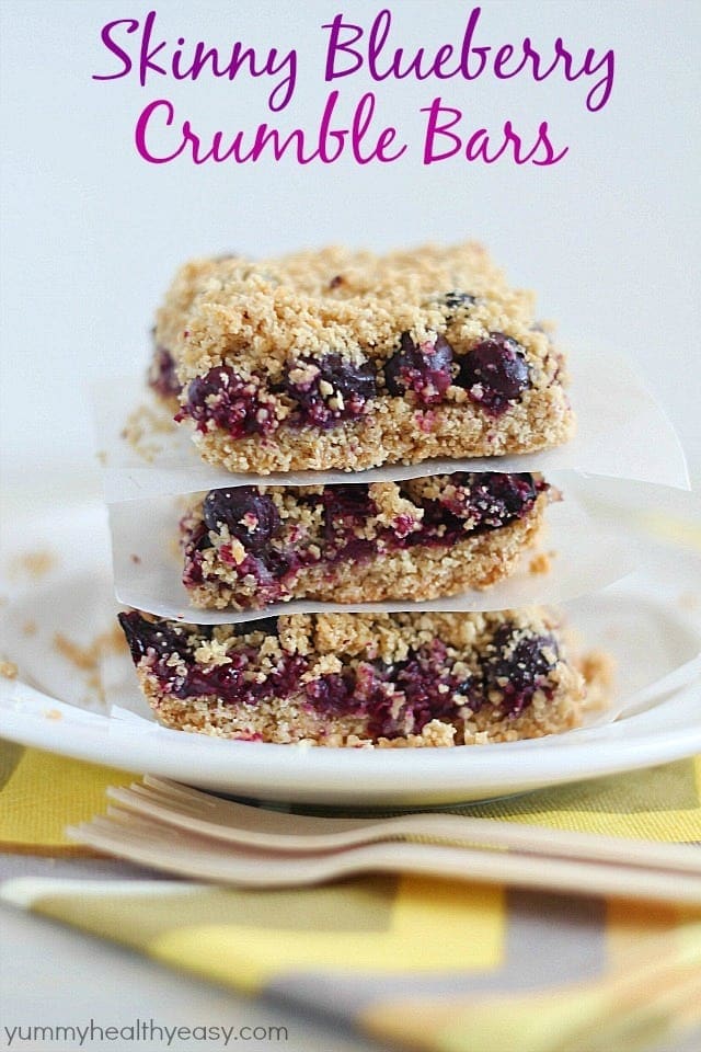 Image for Skinny Blueberry Crumble Bars