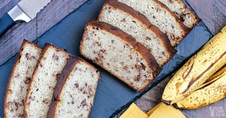 Image for Low Carb Banana Bread Recipe - Gluten Free