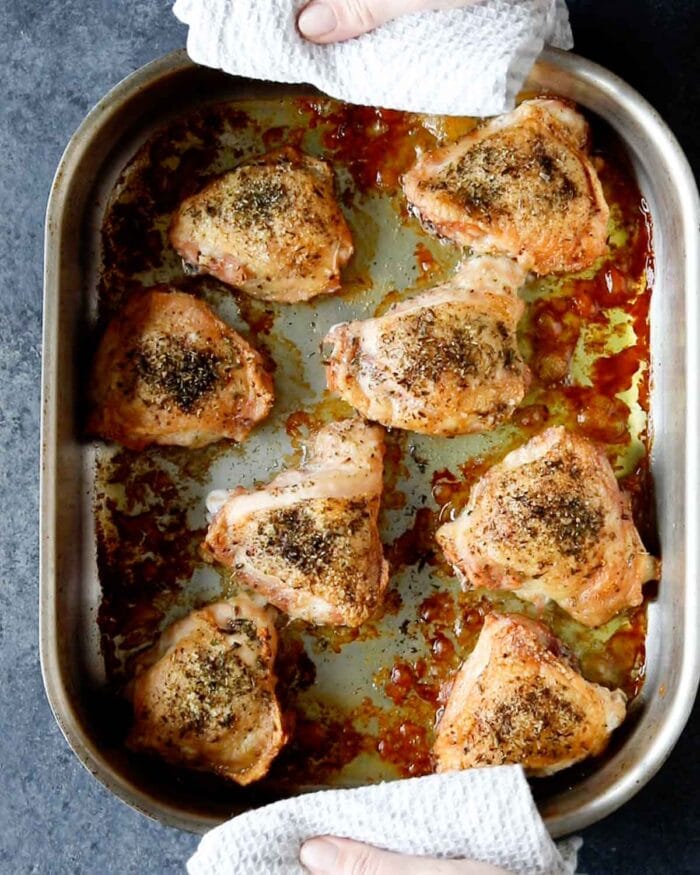 the baked thighs