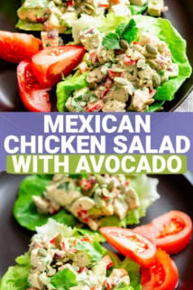 the cups with salad with text overlay