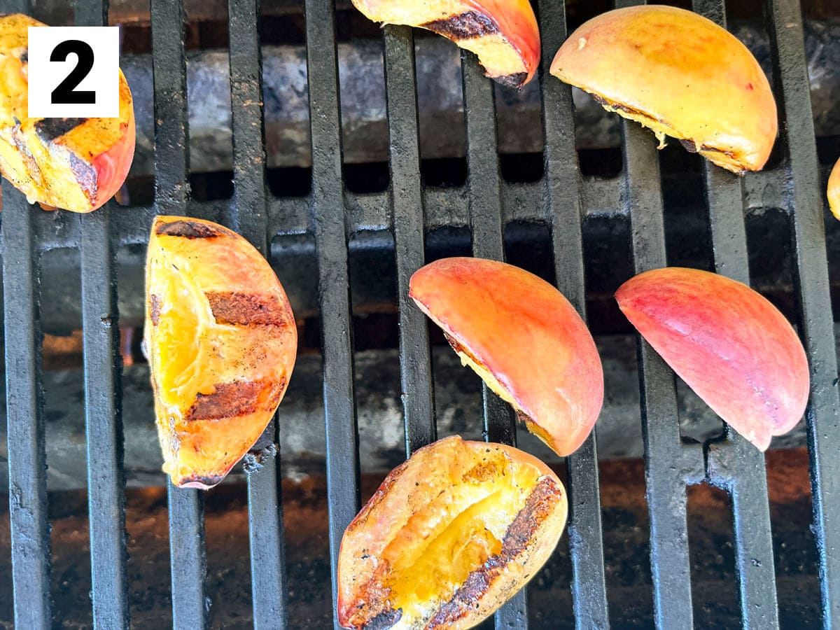 grill the peaches
