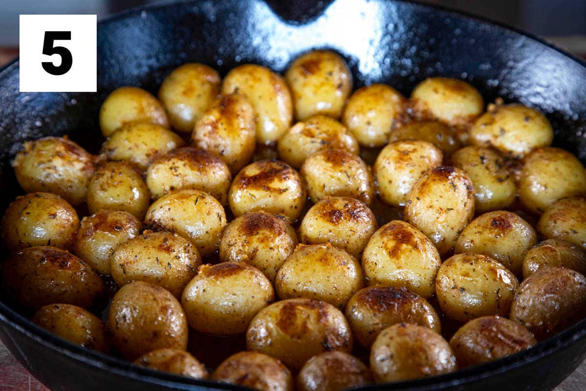 the broiled baked potatoes