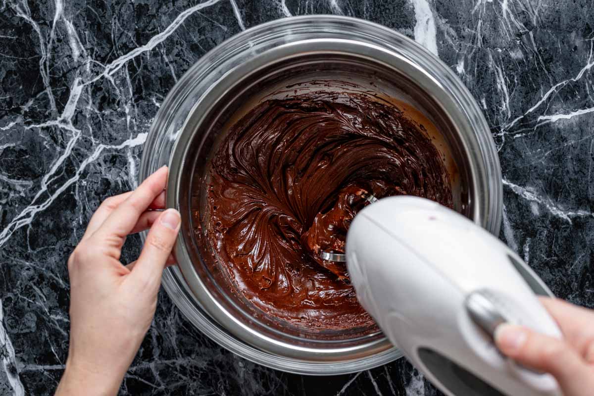 beating the ganache