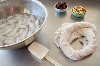 Tempering chocolate: Set up your work area